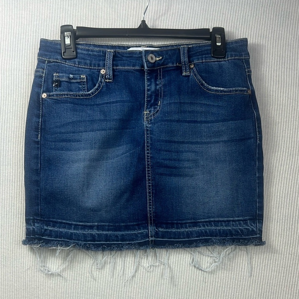 KanCan Women’s MEDIUM Denim Mini Skirt Stretch